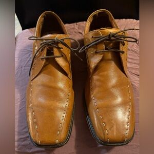 Classic Tan Genuine Leather Men's Shoes